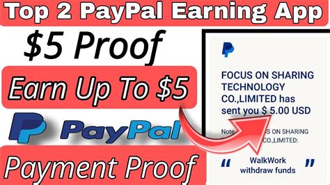 Top 2 PayPal Cash Earning Apps For Android In India Live Payment Proof