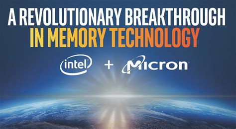 Intel And Micron Produce Breakthrough 3d Xpoint Memory Technology Play3r