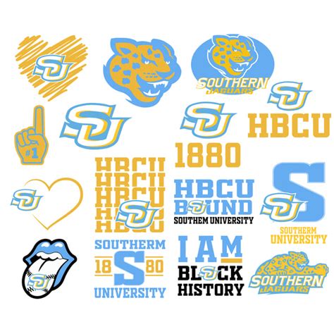 Southern University SVG Baton Rouge Svg Logo HBCU SVG, 46% OFF