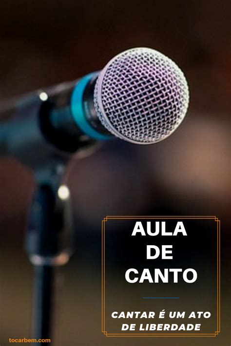 Pin Em Aula De Canto