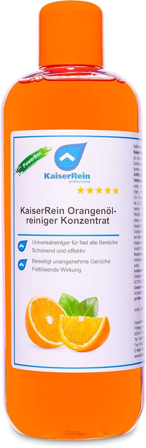 Kaiserrein Orangen Lreiniger Ml Konzentrat Orangenreiniger Orangen