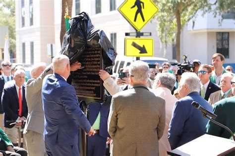 Ceremony For 200th Savannah St Patricks Day Parade Historical Marker