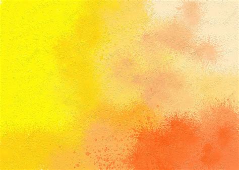 Orange Yellow Gradient Watercolor Splash Background, Splashing Ink, Abstract Clip Art, Splash ...