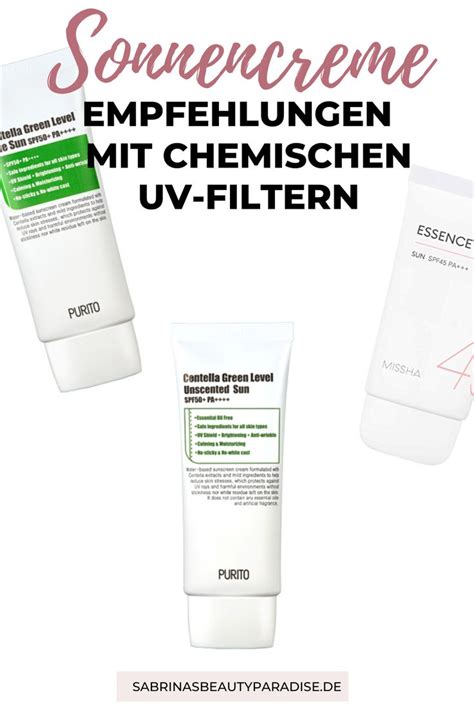 Sonnenschutz: chemische vs. mineralische Filter ...