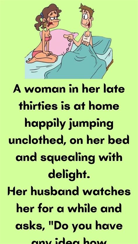 A Woman In Her Late Thirties Is At Home In Wife Jokes Funny