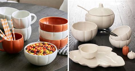 Pumpkin-Shaped Dinnerware