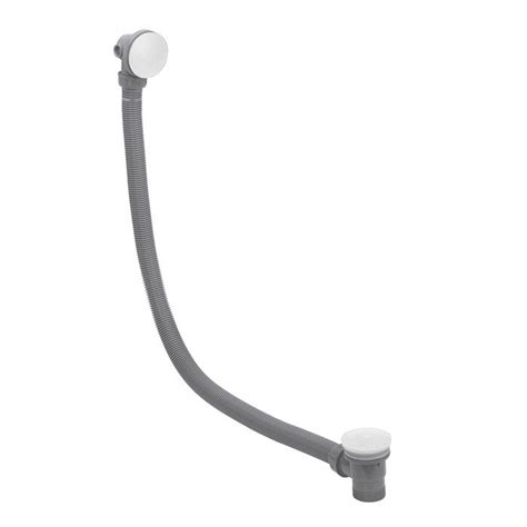 Crosswater Bath Click Clack Waste Matt White PRO0210W