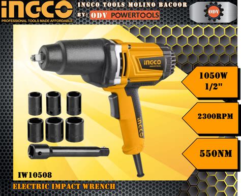 Ingco Iw W Industrial Electric Impact Wrench Drive Odv