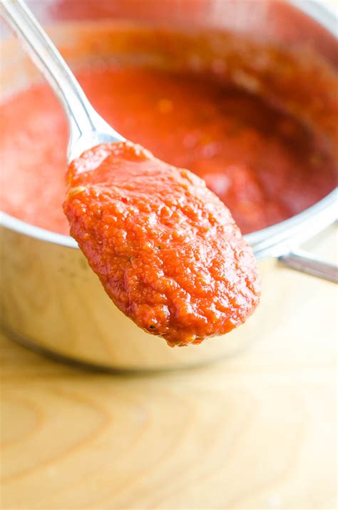 Easy Pizza Sauce Recipe Homemade Pizza Sauce Lifes Ambrosia