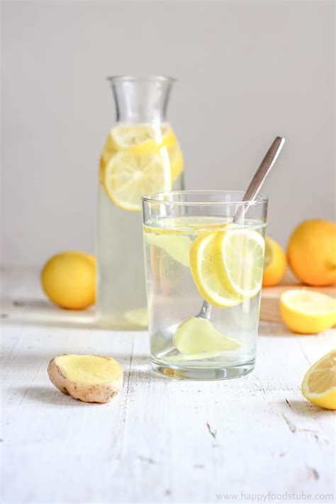 Body Cleansing Lemon Ginger Water Recipe Happy Foods Tube