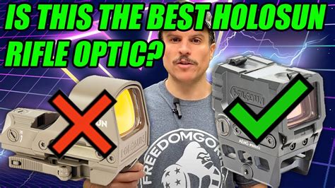 Holosun Rifle Optics Explained Edition Youtube