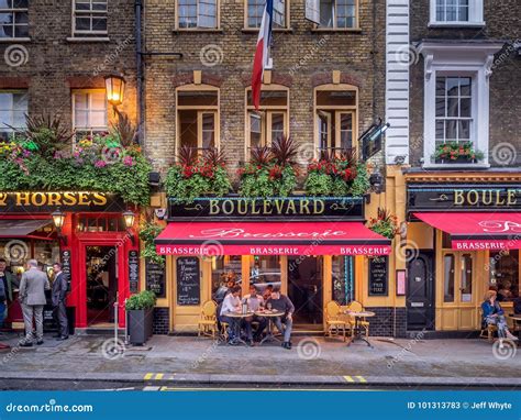 London Pubs and Restaurants Editorial Stock Photo - Image of bars ...