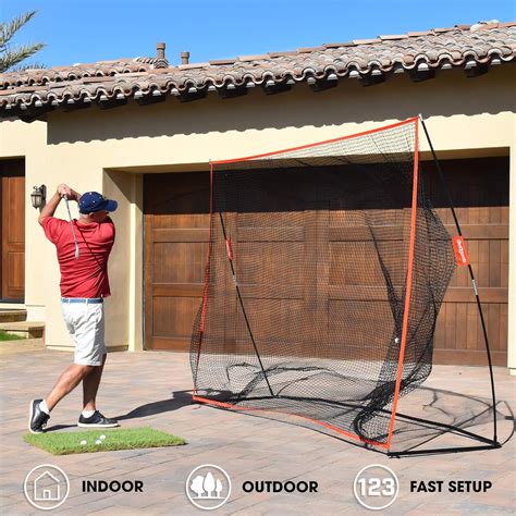 GoSports Golf Practice Hitting Net Choose Between Huge 10 Ft X 7 Ft