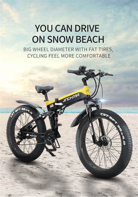 Jinghma R Electric Bicycle V W Fat Bike Inch New Men S