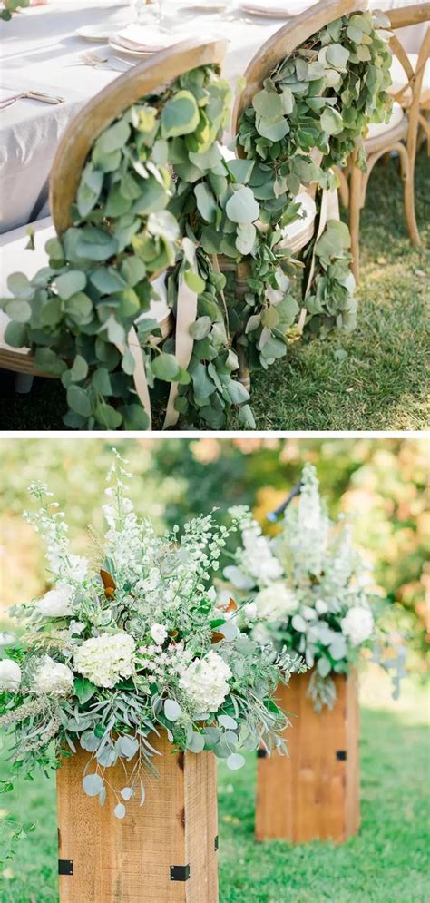 20 Rustic Greenery Eucalyptus Wedding Decor Ideas Clarityandco