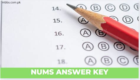 Nums Answer Keys Check Here Mbbs Pk