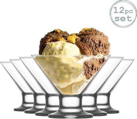 Lav Crema Glass Ice Cream Dessert Bowl 165ml Pack Of 12 Serving