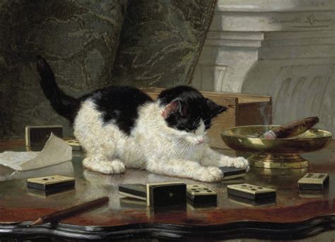 Cats Of Yore On Twitter The Cat At Play Henriëtte Ronner Knip Ca