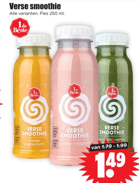 Fruitsmoothie Folder Aanbieding Bij Dirk Details