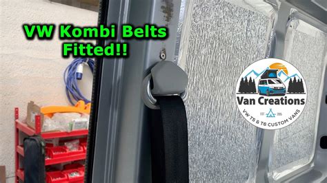 How To Install Vw Kombi Rear Seat Belts Reinforcement Plates Youtube