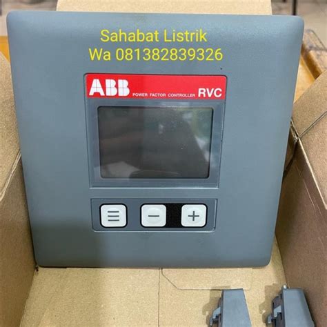 Jual Abb Power Factor Controller Rvc Regulator Abb Rcv Shopee