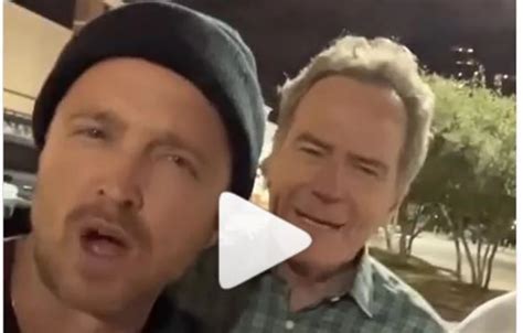 Aaron Paul And Bryan Cranston Hilarious Viral Video