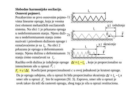 PDF Slobodne Harmonijske Oscilacije Pozabavimo Se Prvo