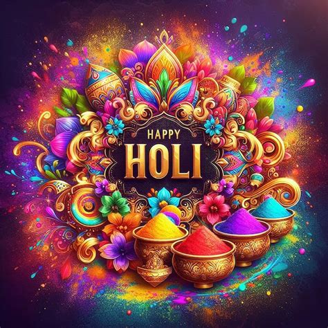 Premium Photo Indian Festival Of Colours Happy Holi