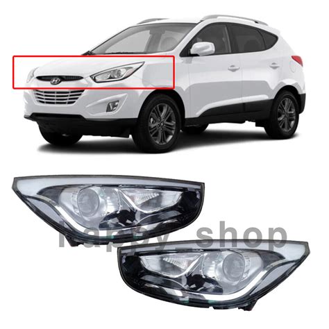 Oem Halogen Head Light Lamp Assy Lh Rh P Set For Hyundai Tucson