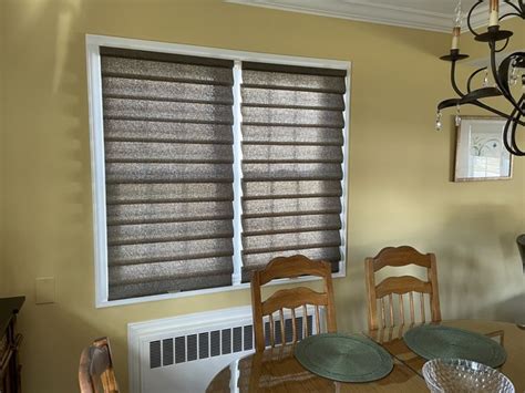 Hunter Douglas Soft Fold Semi Opaque Vignette Roman Shades Tiered In Ridgewood Nj Latest Projects