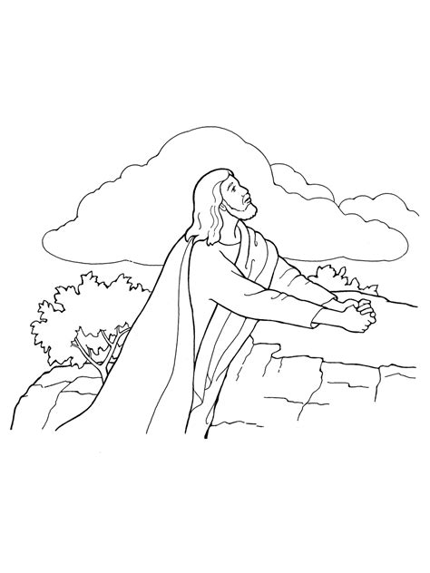 Jesus Christ Coloring Pages Lds