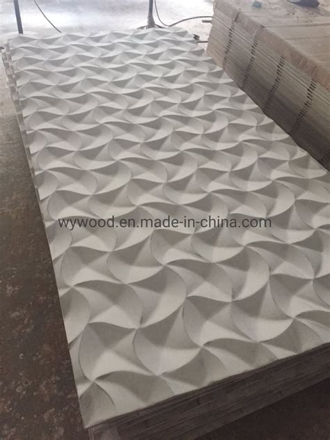 Factory 3d Mdf Wall Panel For Interior Decoration Texture Wall Panels