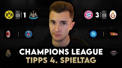 Champions League Prognose Spieltag Tipps Vorschau