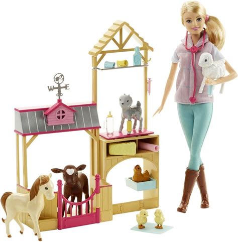 Barbie Farm Veternarian Doll Playset By Barbie Amazon De Spielzeug