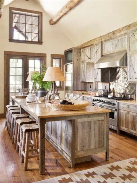 20 BEST FARMHOUSE BARN WOOD KITCHENS - Nikki's Plate