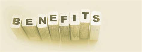 Benefits Word Made With Building Blocks Awards Self Development