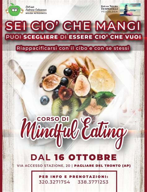 Corso Di Mindful Eating Nutricenter Centro Nutrizione E Dimagrimento