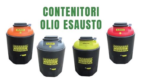 Contenitore Olio Esausto In Officina La Soluzione Innovativa Per Un