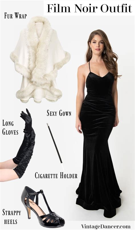 Film Noir Costume Ideas 1930s And 1940s Outfits