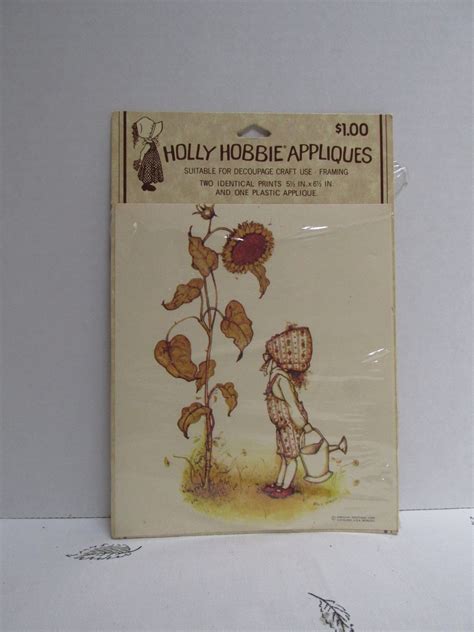 Vintage Hollie Hobby Appliques 1972 American Greetings Corporation 2