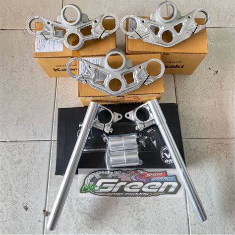 SET HANDLE SRX CNC CROWN CNC ORIGINAL KAWASAKI KRZ KRR ZX RR Shopee