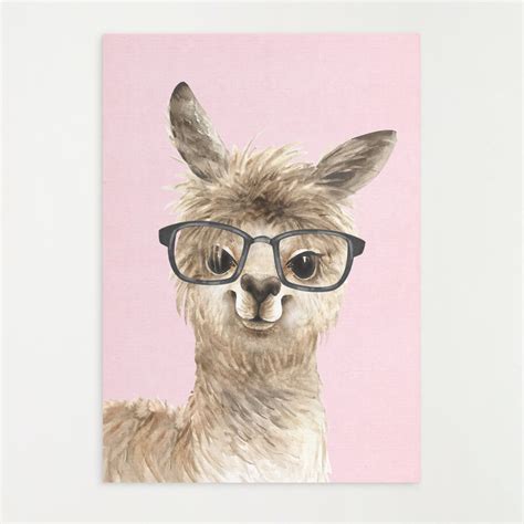 Alpaca Print Vintage Dictionary Page Wall Art Picture Funny Quote