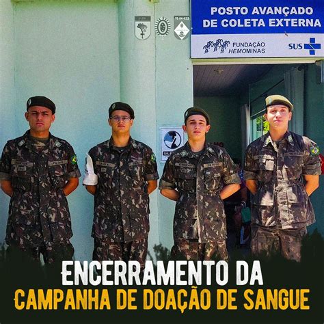 Tiro de Guerra de Lafaiete encerra campanha anual de doação de sangue