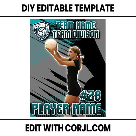 Volleyball Poster – C and D Designs Co Shop