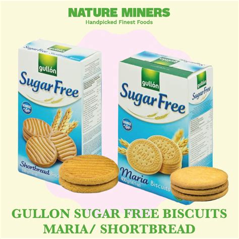 CLEAR STOCK Gullon Sugar Free Biscuits Shortbread 330g Maria 400g