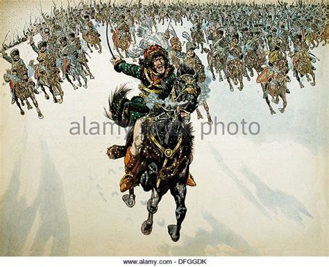 History France General Murat At The Battle Of Eylau Waterpainting By