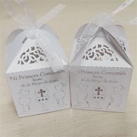 Caja De Caramelos Personalizada Para Primera Comuni N Caja De