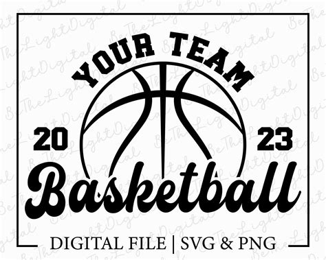 Basketball 2023 Svg Digital Download Numbers Svg Your Team Svg Game