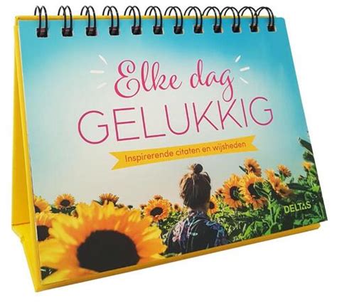 Elke Dag Gelukkig Tafelstaander Centrale Uitgeverij Deltas Boek