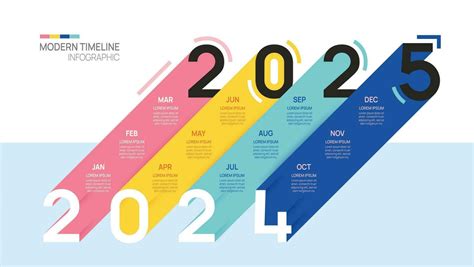 Business Step Timeline Infographic Template Modern Milestone